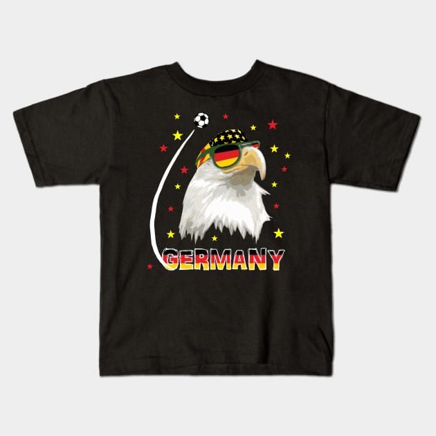 Germany Soccer T-Shirt Kids T-Shirt by Nerd_art